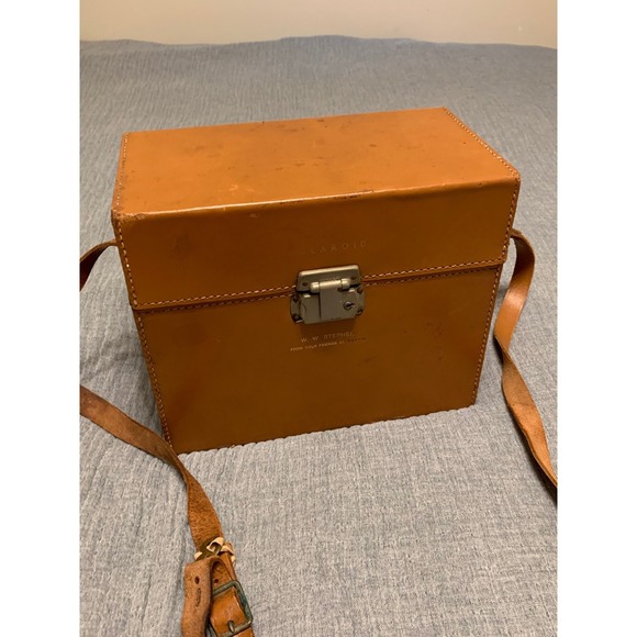 Vintage Polaroid Land Camera Model 95 1948 Gray Folding Bellows Camera Case - Picture 13 of 14